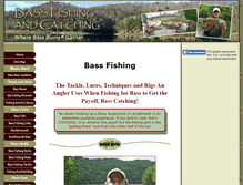 Tablet Screenshot of bassfishingandcatching.com